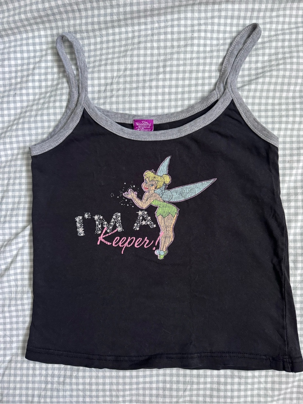DISNEY Tinker Bell Rare Vintage Top Cami Tinkerbell